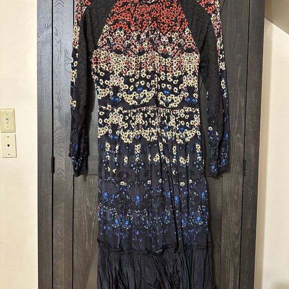 Bhanuni by Jyoti Anthropologie Floral Print Dress - Picture 4 of 10